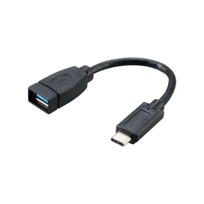 Cabo Adaptador Conversor Usb-c Para Usb 3.0 Fêmea - 15 Cm - Akasa Ak-cbub30-15bk