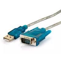 Cabo Conversor USB Para Serial DB9, 80cm - RS232