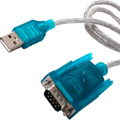 Cabo Conversor USB Para Serial DB9, 80cm - RS232