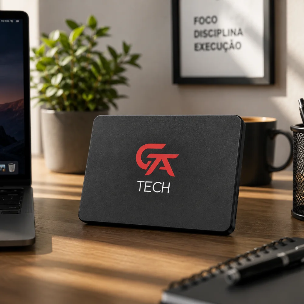 Imagem 2 de 5 do produto SSD 480GB 2.5" Sata 3, Leitura 560MB/s, Gravação 500MB/s, Gta Tech - Ssd480gb2.5