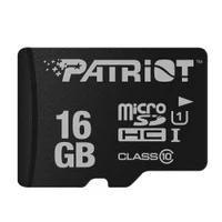Micro Cartão De Memória Patriot, 16gb, Lx Series - SDHC UHS-I PSF16GMCSDHC10