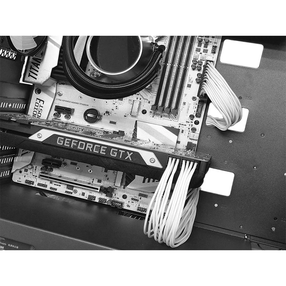 Imagem 3 de 3 do produto Extensor De Cabo 8 Pinos - 30cm - Branco - Deepcool Ec300-cpu8p-wh