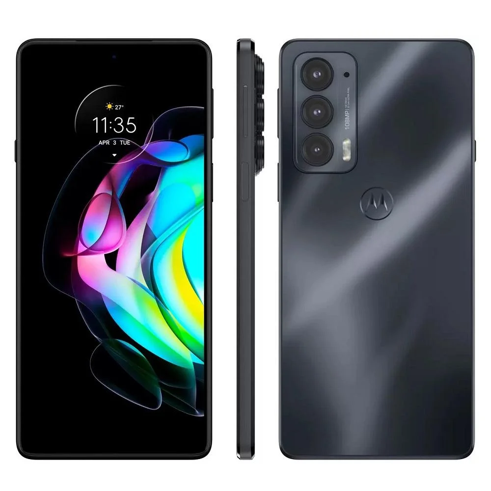 Imagem 1 de 5 do produto Smartphone Motorola Edge 20, 5G, 128GB, 8GB RAM, Octa Core, Câmera Tripla 32MP, Tela 6.7, Preto - Xt2143-1