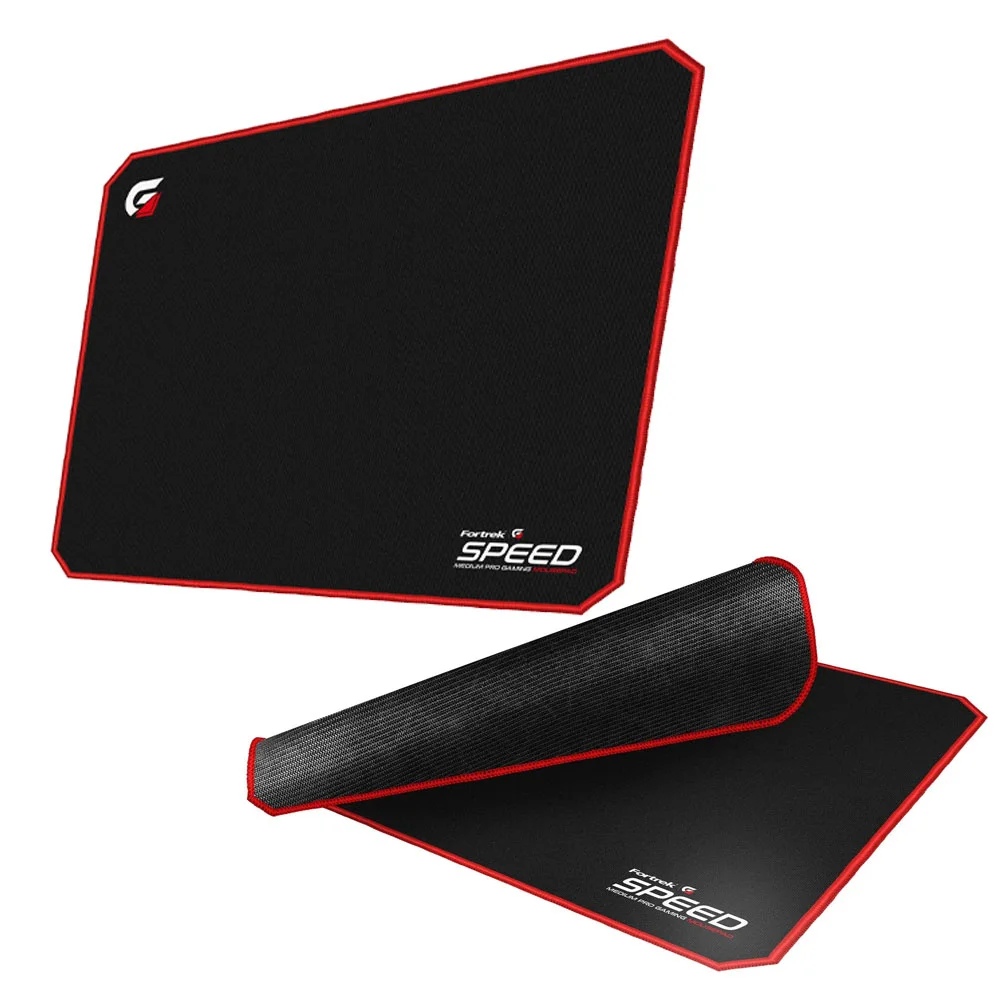 Imagem 3 de 5 do produto Mouse Pad Gamer Fortrek MPG101, Speed, 320x240mm, Vermelho