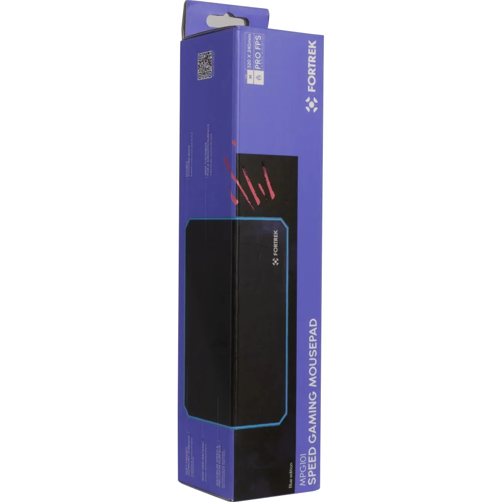 Imagem 2 de 4 do produto Mouse Pad Gamer 320x240mm, Fortrek, Speed Mpg101, Azul