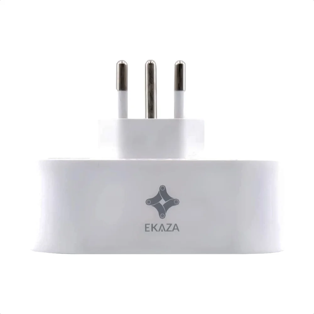 Imagem 2 de 5 do produto Tomada Inteligente Ekaza Eknx-t005, Wi-fi, 16a, Compativel Com Alexa E Google Assistente
