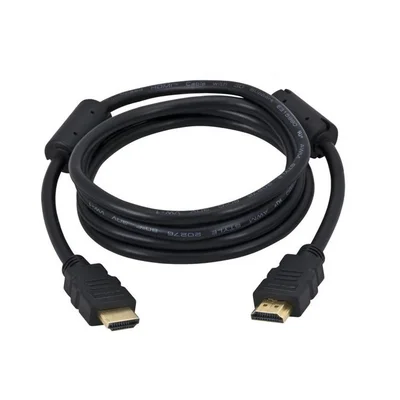 Cabo Hdmi 1.4 3d 4k Full Hd Ethernet Com Filtro 10 Metros Preto