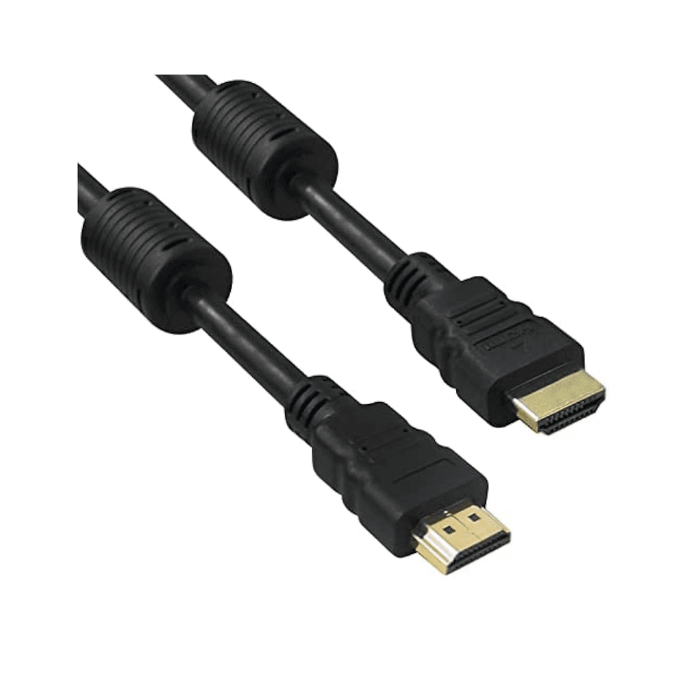 Imagem 2 de 3 do produto Cabo HDMI 1.4 Exbom, 3D 4K Full HD, Ethernet, Com Filtro, 15M, Preto