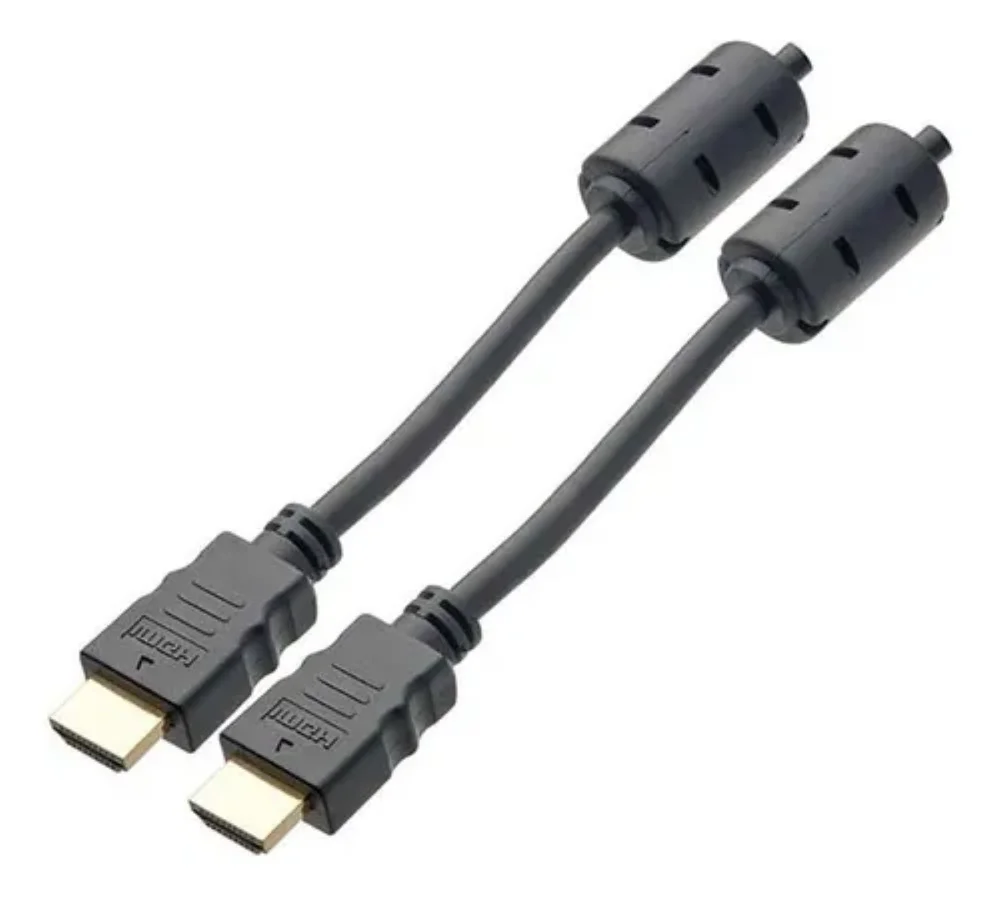 Imagem 3 de 3 do produto Cabo Hdmi 1.4 3d 4k Full Hd Ethernet Com Filtro 3 Metros Preto