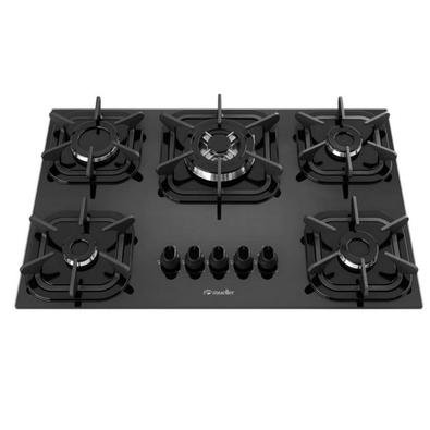O novo Cooktop 5 bocas Tripla Chama Mueller oferece beleza, modernidade e segurança para sua cozinha. Vem com novas grades, de ferro fundido, com 6 po