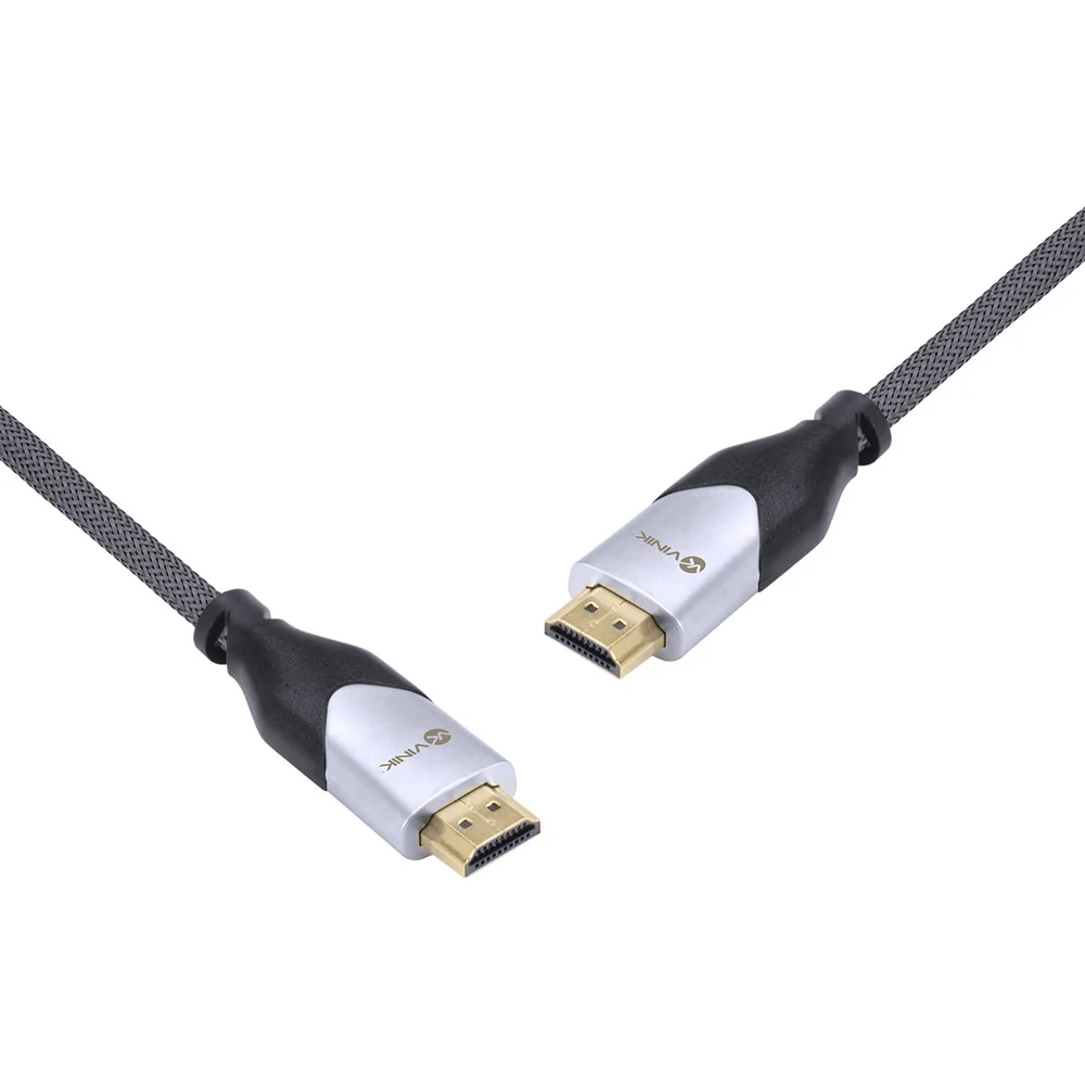 Imagem 5 de 5 do produto Cabo HDMI 2.0 Vinik, 4K Ultra HD, 3D, Ethernet, Blindado Em Nylon, 5M - H20B-5