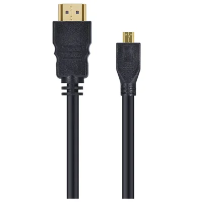 Cabo Vinik H20mc-2, HDMI 2.0 Para Micro HDMI 4k Ultra HD 3D Conexao Ethernet 2 Metros