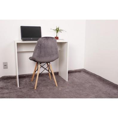 Kit Escrivaninha 90cm + 01 Cadeira Botonê Veludo O Kit Escrivaninha 90cm + 01 Cadeira Botonê Veludo é um importante item para a sua decoração. Indepen