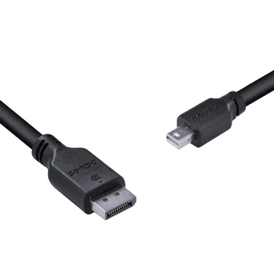 Cabo Mini Displayport - Displayport, V.1.2, PCYES 28awg, Puro Cobre, 2M - Pmddpm-2