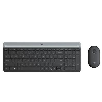 Domine seu próprio espaço com o MK470 Slim Combo, formado por teclado e mouse ultrafinos e avançados com design perfeito para realizar suas tarefas de