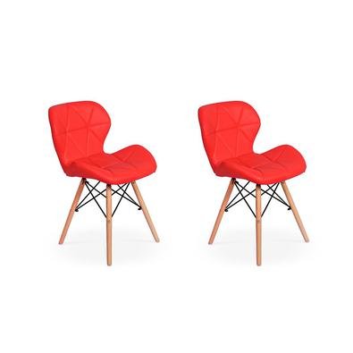 Cadeira Charles Eames Eiffel Slim Wood Estofada Esta cadeira vai dar um up na decoração do seu lar! Feitas em material de excelente qualidade, as Cade