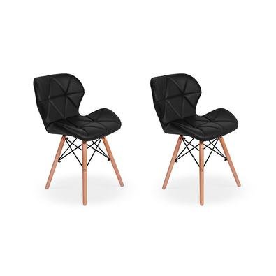 Cadeira Charles Eames Eiffel Slim Wood Estofada Esta cadeira vai dar um up na decoração do seu lar! Feitas em material de excelente qualidade, as Cade