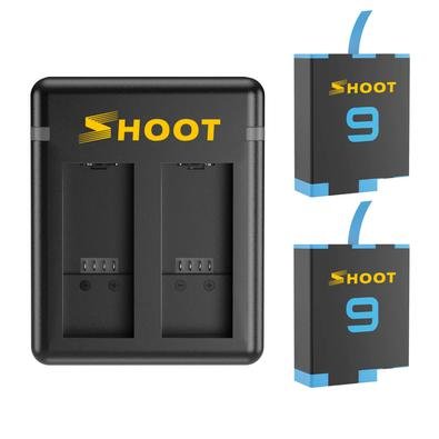 Se você quer oferecer uma carga extra para sua GoPro Hero 9 Black, então precisa conhecer este incrível kit da marca Shoot. Ele é composto por um carr