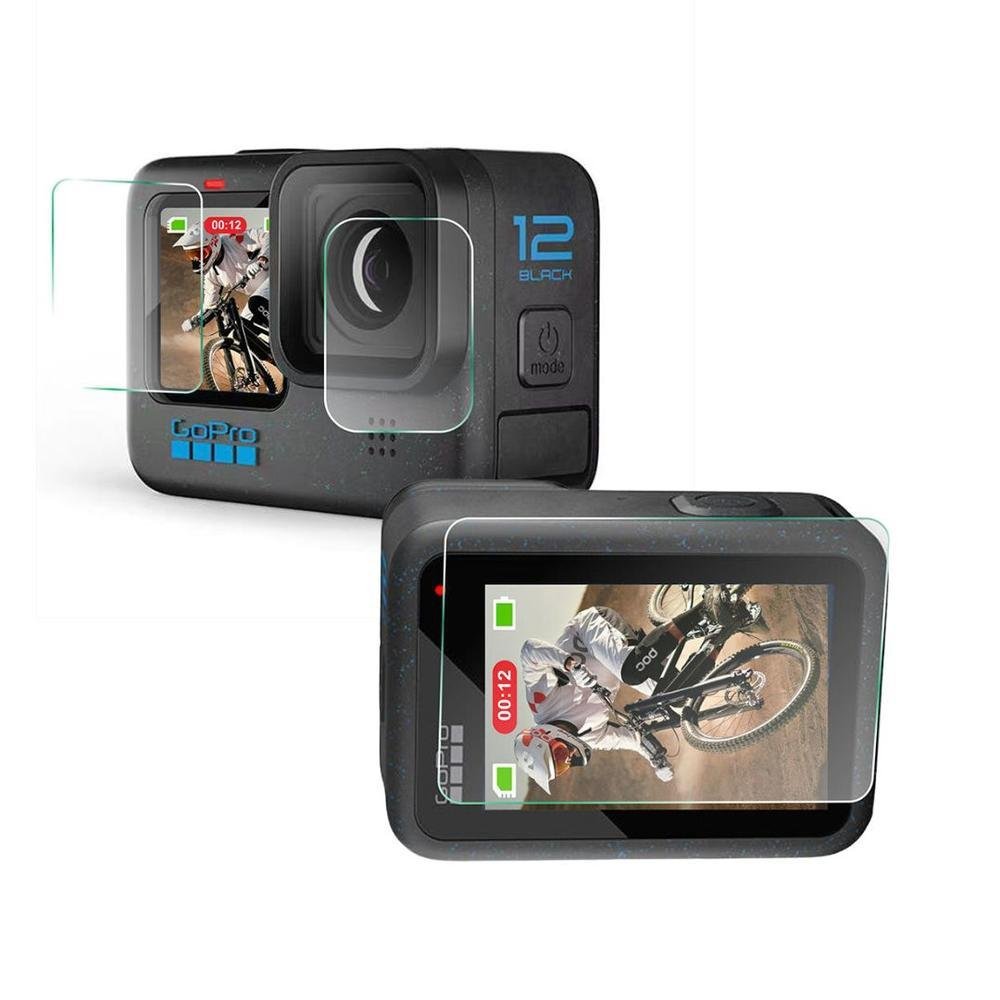 Película Funpro para GoPro Hero 11 / 10 / 9 Black em Vidro Temperado Película Funpro para GoPro Hero 11 / 10 / 9 Black em Vidro Temperado