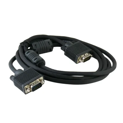 Cabo Para Monitor Vga Sem Blister Hd15m X Hd15m 3 Metros Preto Com Filtro
