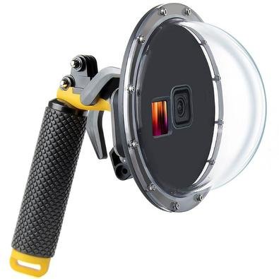 Dome para GoPro Hero 9 e Hero 10 Black com Bastão Flutuante e Gatilho |  KaBuM!