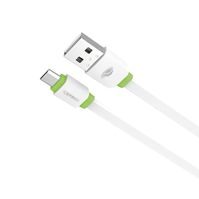 Cabo Usb C3tech Cb-110wh Lightning 2a 1 Metro Branco