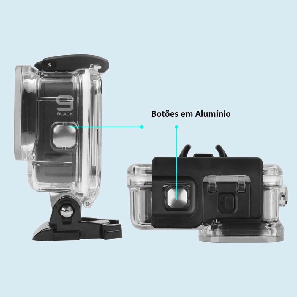 Imagem 4 de 5 do produto Caixa Estanque para GoPro Hero 9 e Hero 10 Black, 45m - XTGP558