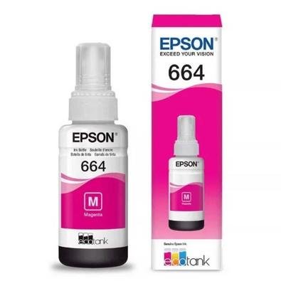 Refil De Tanque De Tinta T664, Epson, Magenta, 70ml