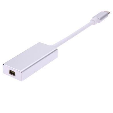 Cabo Usb 3.1 Tipo C X Mini Displayport Fêmea De 18 Cm