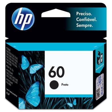 Características: - Marca: HP - Modelo: HP 60 - Cor: Preto Cartucho HP 60 Preto Original (CC640WB) Imprima documentos de texto com qualidade laser e i