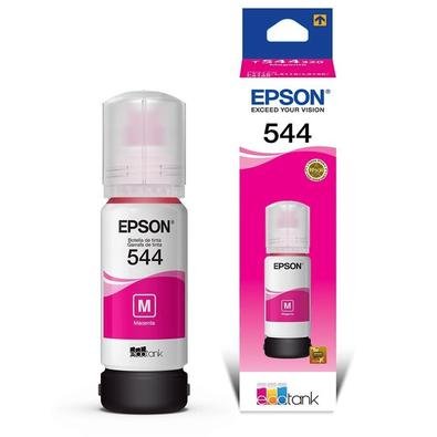 Características - Modelo: T544320-AL - Marca: Epson - Cor: Magenta .O seu uso garante o bom funcionamento da máquina e gera impressões de alta qualid