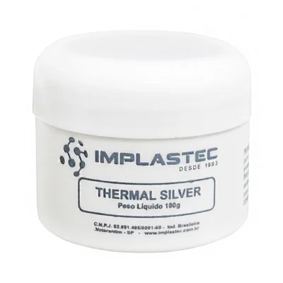 Pasta Térmica Implastec Thermal Silver, 100g