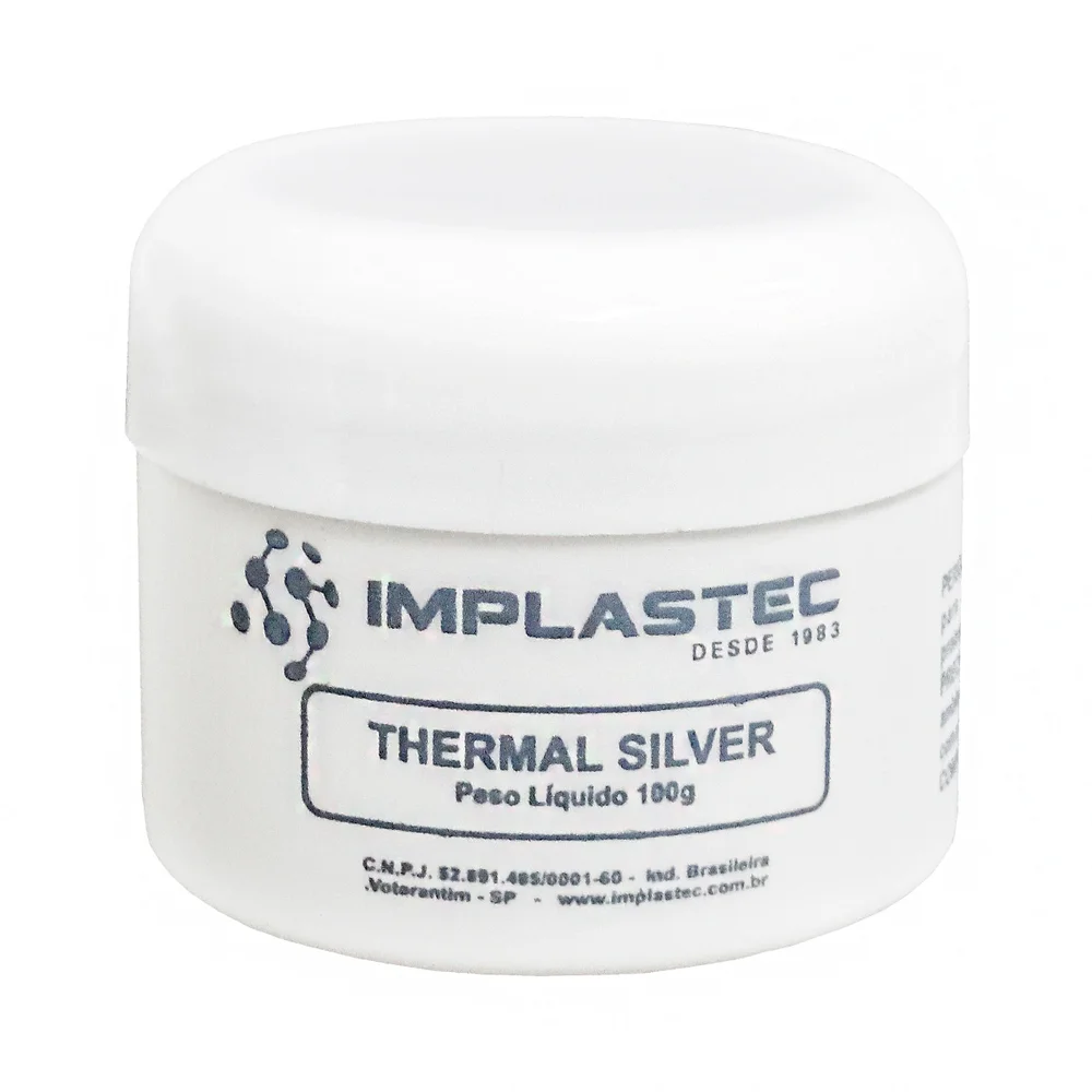 Pasta Térmica Implastec Thermal Silver, 100g 4
