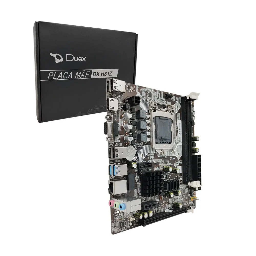 Placa-Mãe Duex, Intel LGA 1150, DDR3 - DX-H81Z 4