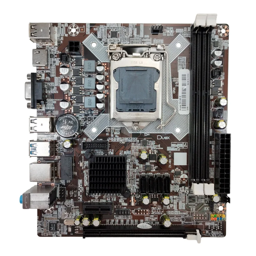 Placa-Mãe Duex, Intel LGA 1150, DDR3 - DX-H81Z 6