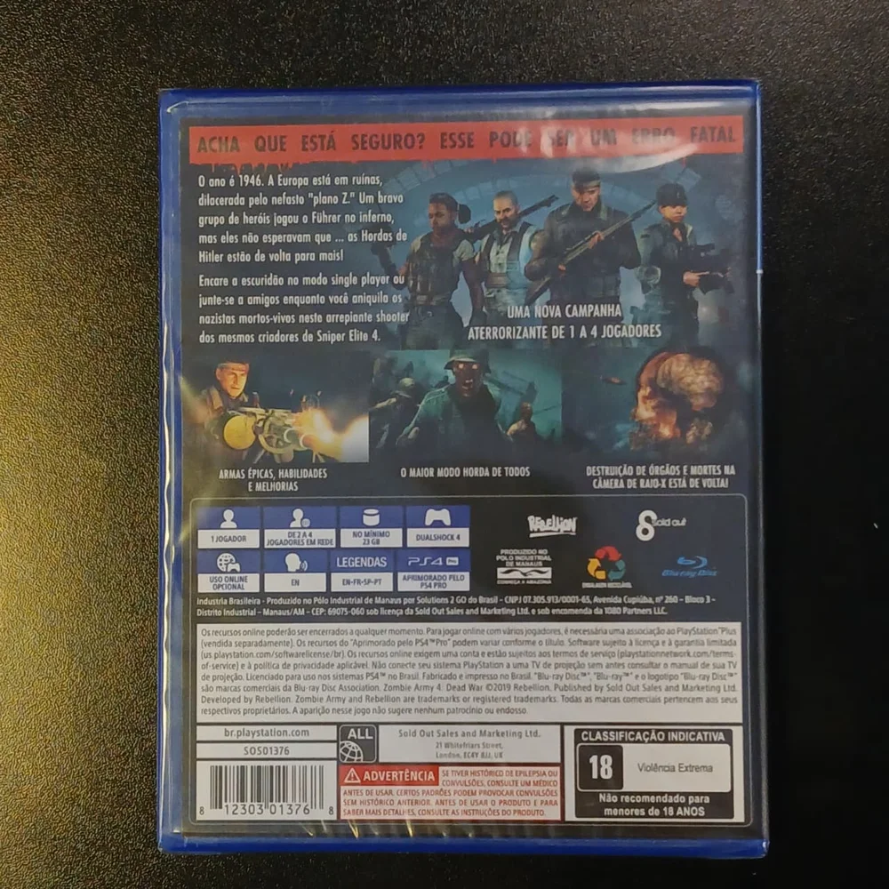 Imagem 4 de 5 do produto Game Zombie Army 4: Dead War - PS4 Midia Física
