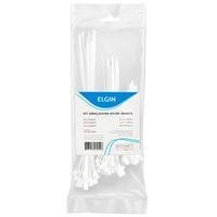 Abraçadeira Nylon Pa66 - Kit 3 Tamanhos - 125 Unidades - Branca - Elgin 46abcombo125