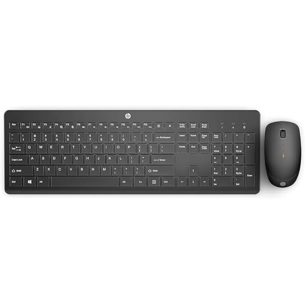 Imagem 2 de 5 do produto Teclado E Mouse Sem Fio Hp 230 Wireless Preto 18h24aaac4