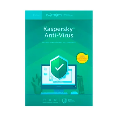 Kaspersky Antivírus - Licença De 1 Ano - Para 3 PCs - Versão Download