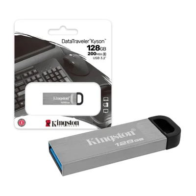 Pen Drive Usb 3.2 Pen Drive Dtkn/128gb Datatraveler Kyson 128gb Usb 3.2 Gen1 Metal