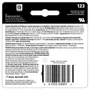 Bateria Litio Cr123 3v Cartela Com 1 Unidade