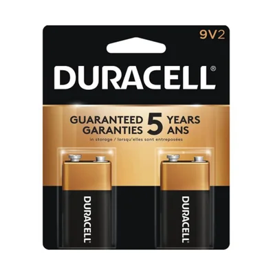 Bateria Alcalina Duracell Duralock, 9v, Cartela Com 2 Unidades