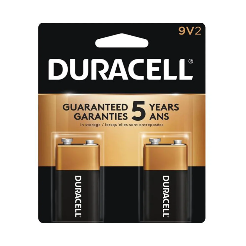 Bateria Alcalina Duracell Duralock, 9v, Cartela Com 2 Unidades Bateria Alcalina Duracell Duralock, 9v, Cartela Com 2 Unidades