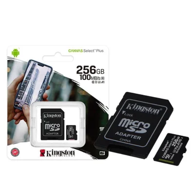 Cartão de Memória Micro Sdxc, 256GB, com Adaptador, 100r-85w - SDCS2/256GB