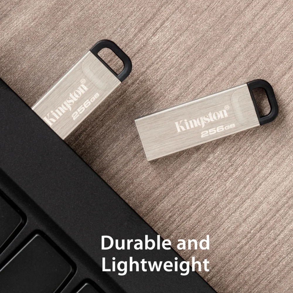 Imagem 3 de 5 do produto Pen Drive 256gb Usb 3.2 Datatraveler Kyson Metal 200mbs Leit Dtkn/256gb Kingston