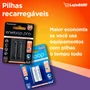 Pilha Recarregavel Panasonic Eneloop Pro 2550ma Aa Blister, Com 2 Bk-3hcce/2bb