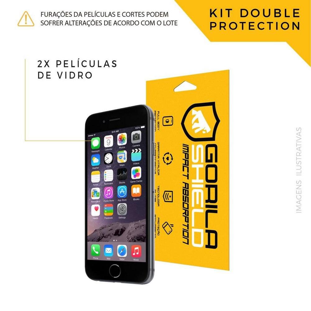 Película De Vidro Dupla Para Iphone 6 Plus E 6s Plus - Gorila Shield Película De Vidro Dupla Para Iphone 6 Plus E 6s Plus - Gorila Shield