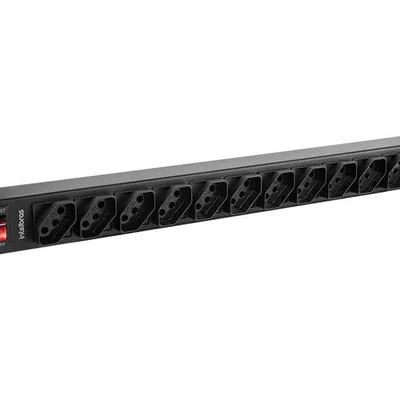 Filtro De Linha De Energia Filtro De Linha 4824301 Epr 212 Para Rack 12 Tomadas Preto