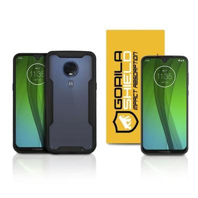 Kit Capa Dual Shock E Película De Nano Vidro Para Motorola Moto G7 - Gorila  Shield | KaBuM!
