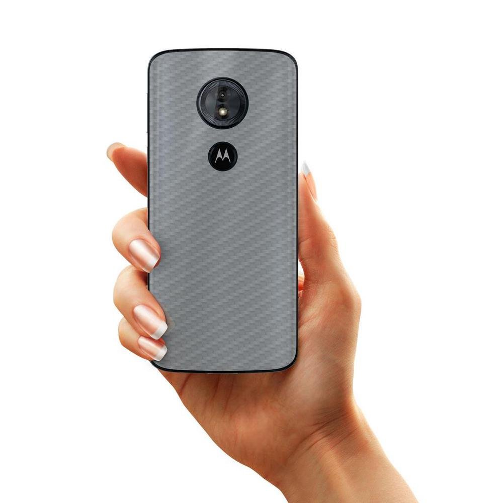 Imagem 3 de 4 do produto Película Traseira De Fibra De Carbono Para Motorola Moto E5 - Gorila Shield